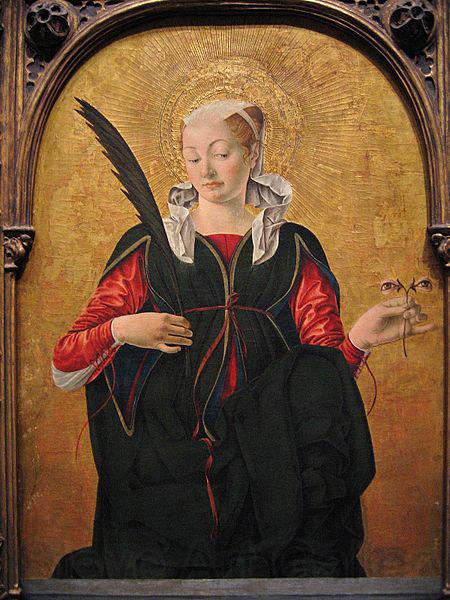 Francesco del Cossa Saint Lucy Germany oil painting art